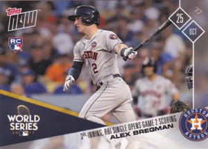 Alex Bregman Astro Rookie HR off Clayton Kershaw 2017 World Series Topps Now 817 - Picture 1 of 2