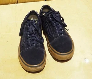 Talla 6.5 Hombres-Vans Ole Skool BMX Parte Superior Baja Zapatillas de Patín Azul Marino Gamuza Lona Mujeres 8 - Imagen 1 de 10