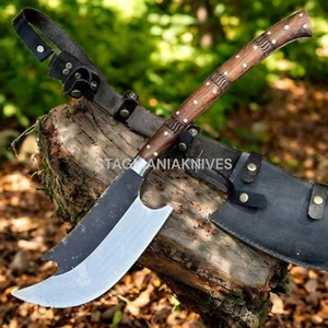 Hacha Vikinga Premium Forjada a Mano Acero Espiga Completa Caza Gran Ala Larga   - Imagen 1 de 3