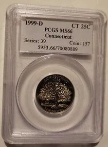 1999-D Connecticut Quarter PCGS MS 66 No Reserve - Picture 1 of 2