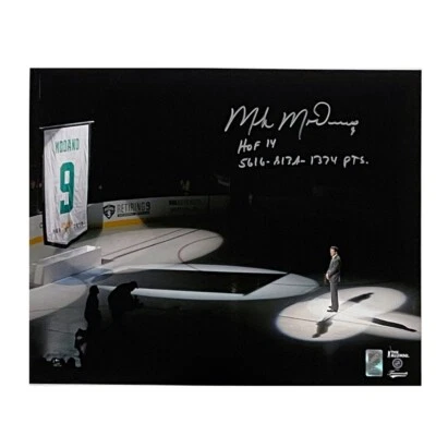 MIKE MODANO Signed Dallas Stars Jersey Night 16 X 20 Photo Multi Insc - 79242 - Image 1 of 2