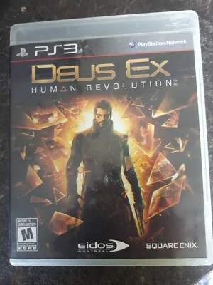 Deus Ex Human Revolution 2011 PlayStation 3 PS3 Game COMPLETE Good Condition - Image 1 of 2