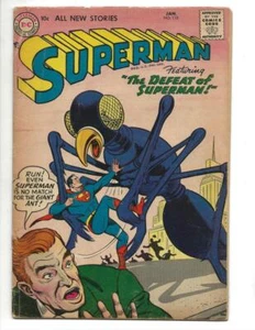 Superman #110 1957 Defeat Of Superman - Giant Ant Cover! - Picture 1 of 2