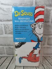 Dr Seuss removeable wall decorations decals Cat in Hat Horton Thing 1 2 Sam I am