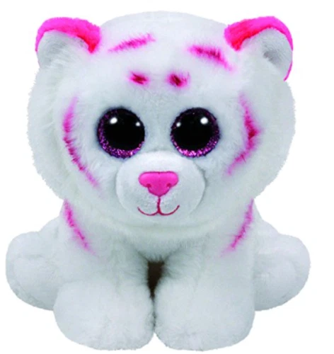Ty Beanie Baby Babies 42186 Tabor the Pink and White Tiger 15cm - Image 1 of 1