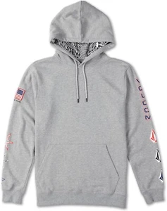 Pull à capuche homme Volcom XL pull USST iconique gris pierre équipe américaine snowboard - Photo 1 sur 7