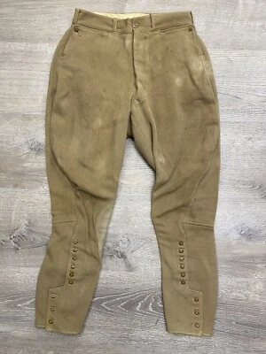 Calças militares vintage cavalaria para equitação - Imagem 1 de 4