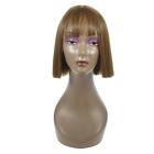 Breathable Hair Wigs for Women 10" Brown Wigs with Wig Cap