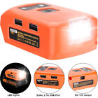 Battery Adapter Charger for Black & Decker 20v Li-ion Battery with LED Light