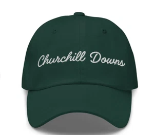 Churchill downs baseball cap, Forest, turf Green NEW - Picture 1 of 1