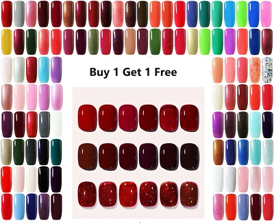 AMAL GEL POLISH Colour Amal Gel Nail Polish Lacquer UV LED Manicure No Wipe Top Coat Base Coat