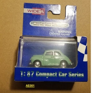 WIDEA Compact Car Series AEOO1 1/87 scale Morris Minor (green) - Foto 1 di 1