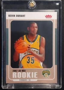 Kevin Durant 2007-08 Fleer Basketball #212 Rookie RC NBA Supersonics Suns - Picture 1 of 11