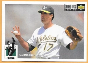 RON DARLING OAKLAND ATHLETICS #88 - UPPER DECK COLLECTOR'S CHOICE NM-MT 1994 - Picture 1 of 2