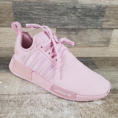 Scarpe da donna Adidas NMD R1 taglia 7 5 sneaker stringate rosa chiaro corsa atletica