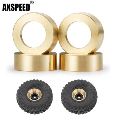AXSPEED 4PCS Wheels Felgen Alance Gegengewicht für 1:24 RC Crawler Axial SCX24 90081