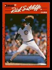 1990 Donruss Rick Sutcliffe Chicago Cubs #157 Centered Mint