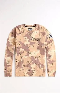 Suéter Neff Sharp Squad navaja del desierto camuflaje para hombre tripulación lana nuevo con etiquetas - Imagen 1 de 1