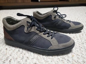 Neu TODS Freizeit Sneaker Wildleder Polacco Casseta Schnürschuhe Italien Größe 8 - Bild 1 von 11