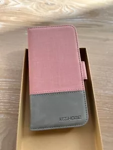iPhone 13 Wallet Case Pink & Grau - Bild 1 von 5
