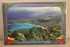 Vintage 1993 Laminated Placemat St Thomas Virgin Islands Magen’s Bay 11-1/2”x12”