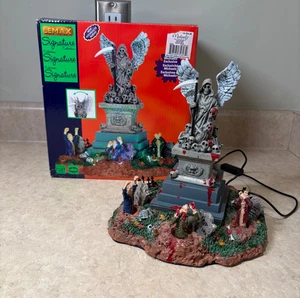 Lemax Spooky Town Angel of Death Animated Table Accent Halloween Village #34603 - Picture 1 of 1