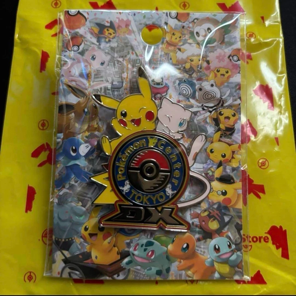Pokemon Center Pikachu & Mew Tokyo DX Limited Logo Pins - Image 1 of 1