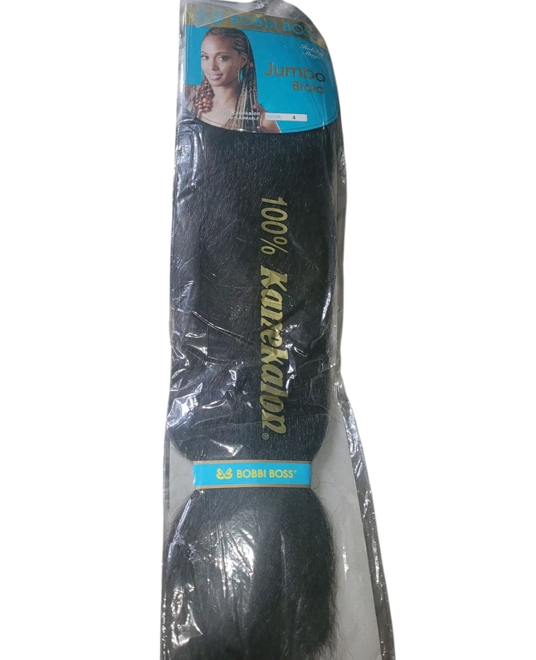 Bobbi Boss 100% Kanekalon Jumbo Braid Braiding Hair Color #4 - Image 1 of 1