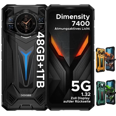 DOOGEE S200ULTRA 5G Outdoor Handys 48GB+1TB Android 15 Entsperrt Smartphone NFC - Bild 1 von 4
