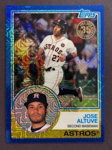 Jose Altuve 2018 Topps Silver Pack 1983 Blue Chrome #15 087/150 ~ Houston Astros - Bild 1 von 2