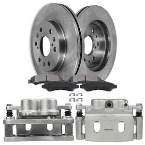 Front Left Right (8) For 2007-08 Cadillac Escalade Brake Calipers & Rotors & Pad - Bild 1 von 24