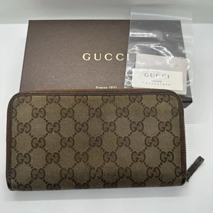 Gucci | Monogram Canvas Margaux Calfskin Leather Lovely Zip Around Wallet - Bild 1 von 12