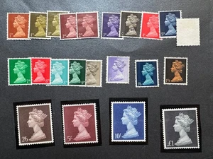 Estampillas postales antiguas coleccionables de Gran Bretaña #MH1-21 MNH/usadas (MH6) - Imagen 1 de 1