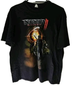 Ninja Gaiden II Classic T-Shirt Tee Size XL Anvil Tag VTG Ryu Game Top Black - Picture 1 of 5