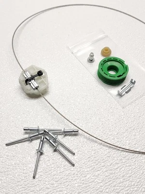 Kit de reparación y remaches regulador ventana Cadillac Catera 1997-2001 trasero derecho Foto 1 de 4