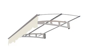 DA5934C Series Door Window Awning Canopy Made of 0.137Inch Thick Crystal Solid P - Picture 1 of 9