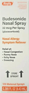 Budesonide Nasal Spray - 32 mcg Per Spray, 8.43ML, 120 Dose - Picture 1 of 5