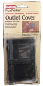 Mason WeatherTite Horizontal GFCI Outlet Cover - Picture 1 of 3