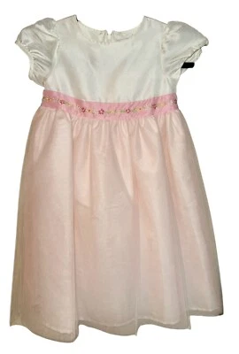 Vintage Gymboree Y2K Pink Flowergirl Easter Dress Short Sleeve Tulle Sz 6 NWT - Image 1 of 4