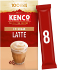 Kenco Latte Instant Coffee Sachets 8x16.3g Pack of 5, Total 40 Sachets, 652g