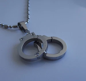 HANDMANSCHETTE Design HALSKETTE Anhänger Biker Rocker Gothic - Bild 1 von 2