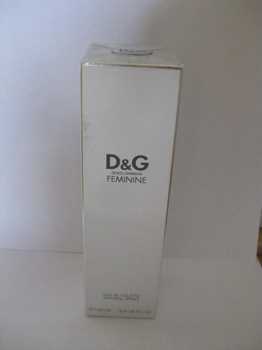 D&G FEMININE by DOLCE & GABBANA 3.4 oz 100 ml EAU DE TOILETTE