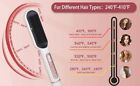 Advanced Ionic Hair Straightener Brush Fast Heating 9 Temp Settings LED 