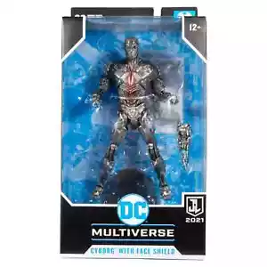 Cyborg Face Shield Helmet Walmart Ex Justice League McFarlane Toys DC Multiverse - Picture 1 of 3
