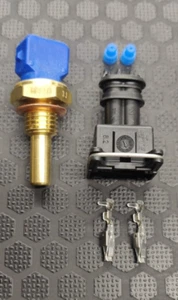 Coolant temperature sensor with plug - Hella 6PT 009 107-361, Bosch 0280 130 026 - Picture 1 of 4