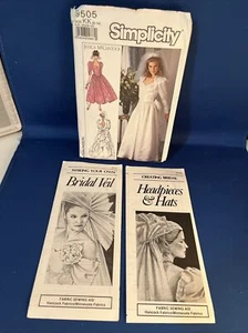 SIMPLICITY 9509 MISSES / MISS PETITE BRAUT UND BRAUTJUNGFERN KLEID + SCHLEIERMUSTER - Bild 1 von 9