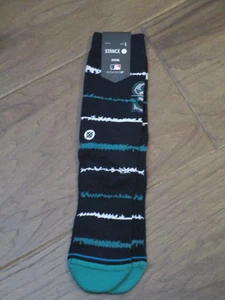 STANCE MLB CHALK SEATTLE MARINERS NAVY CREW SOCKS SIZE LARGE NEW - Picture 1 of 2