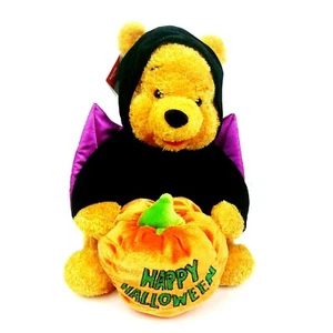 Winnie Puuh Halloween Plüsch Disney schwarze Fledermaus Samt Kostüm Kürbis 12 Zoll Neu mit Etikett - Bild 1 von 6