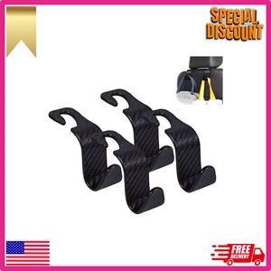 Car Seat Headrest Hook 4 Pack Hanger Universal Vehicle Car Storage Organizer for - Picture 1 of 12