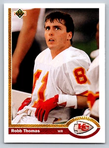 1991 Upper Deck #543 Robb Thomas Kansas City Chiefs Football Card - Picture 1 of 2